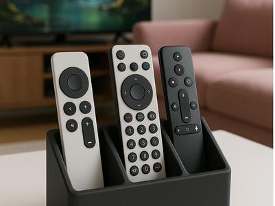 Simple remote control holder organizer