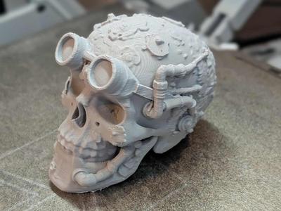 Steampunk Skull V2