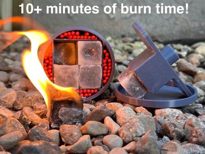 Waterproof Firestarter Mold + Container