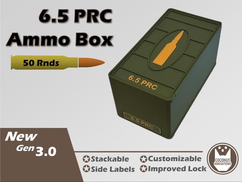 Ammo Storage Box 6.5 PRC - 50 Round