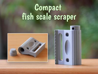 Fish scale scraper