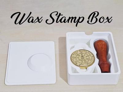 Wax Stamp Box   (10 mm to 40 mm diameter)