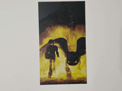 Toothless and Hicup Fire Hueforge