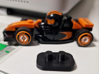 Brick F1 mini cars magnetic Fridge holder