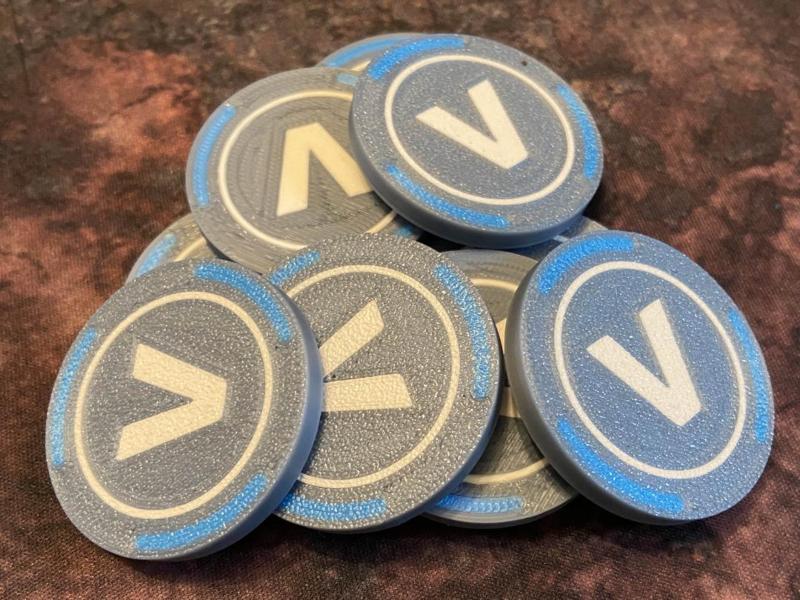 Fortnite V-Bucks Multicolour - Double sided