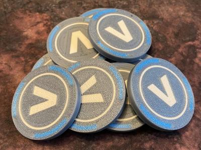 Fortnite V-Bucks Multicolour - Double sided