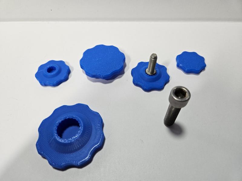 Handles for socket cap screws - metric