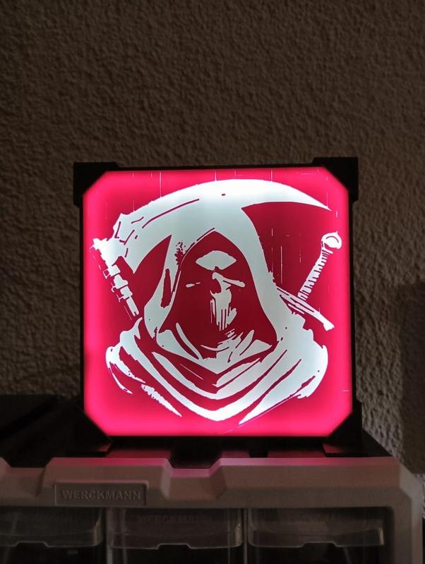 Death Lamp/Deco (DIY) With Easy Solution To Change Front !