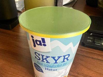 Skyr Yogurt Lid Protein