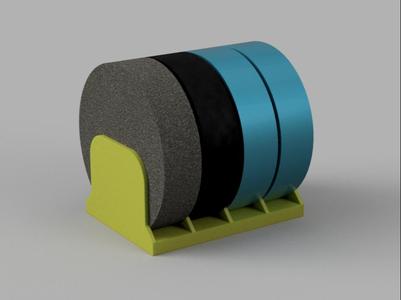 Holder for polishing discs pads 4pcs