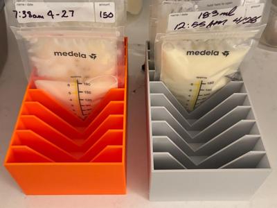 Refrigerator Organizer Box (for Breast Milk Bags)