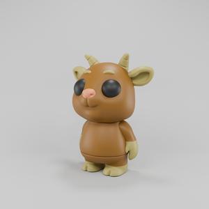  Flexy Goat Figurine + Keychain