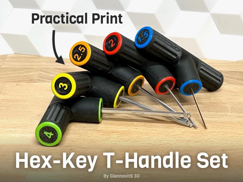 Hex-key T-Handle Set (metric - customize tools)