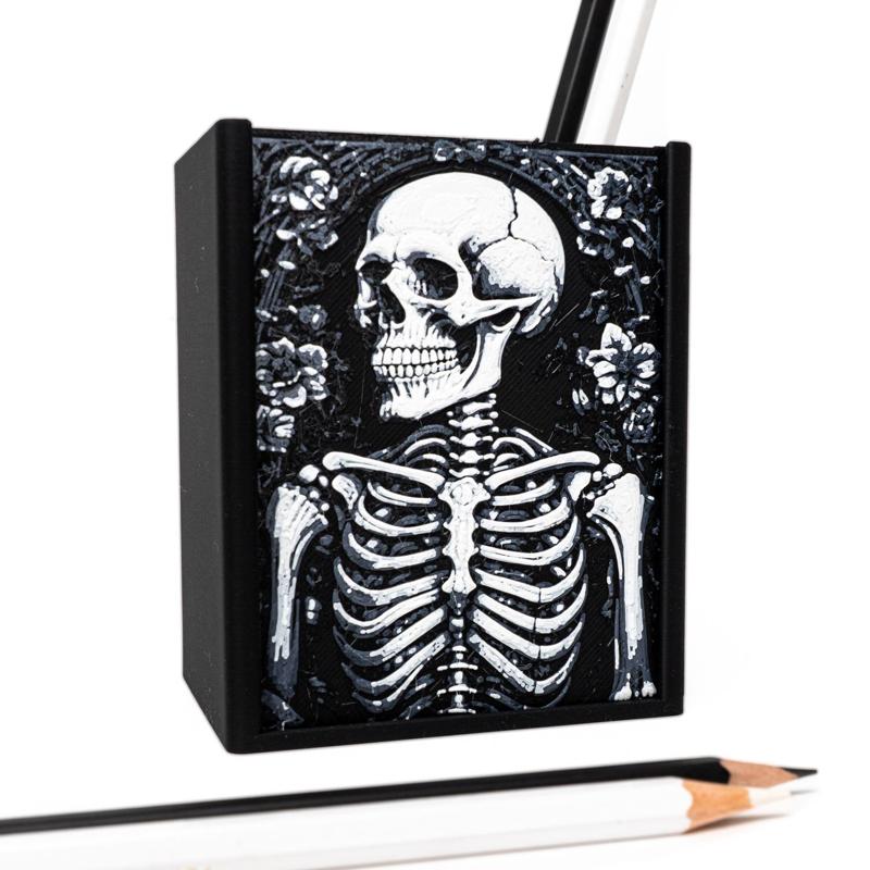 Skeleton Pen Holder