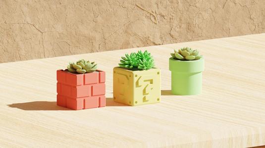 Super Mario Bros Pot Plants