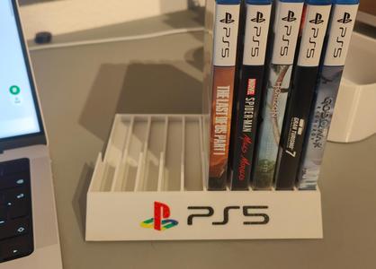 PS5 game stand - light weight - colored logo