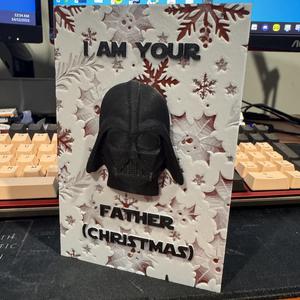 I am your Father (Christmas) Card - Print in Place Christmas Card