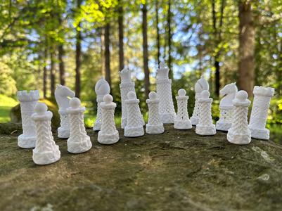 Celtic Chess Pieces