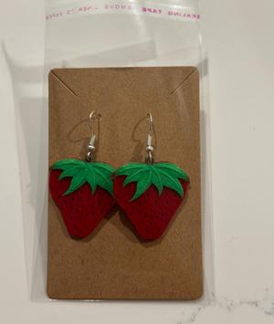 Strawberry earrings