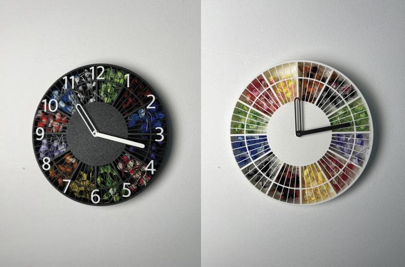 No time to waste! - Clock with filament purge!