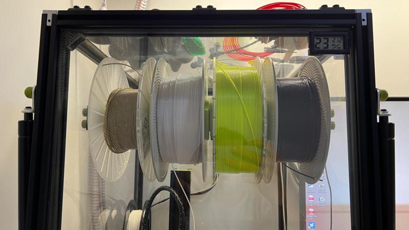 2020 filament holder, 2020 aluminum extrusion 3D printed filament rack