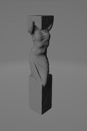 Woman body statue / sculpture