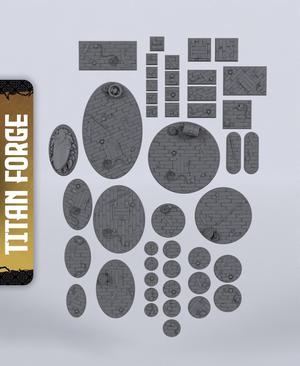 Scarlet Crusade 1 Bases - With Free Dragon Warhammer - 5e DnD Inspired for RPG and Wargamers