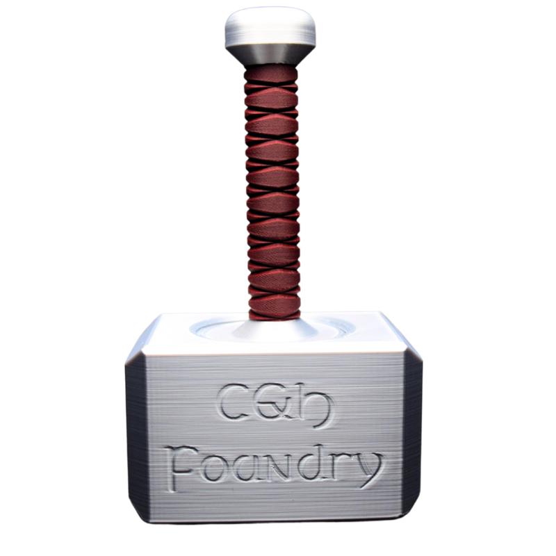 Mjolnir Hammer STL Thor’s Hidden Compartment 3D Model No Supports Needed FDM/FFF Ready – Dice Ho