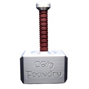 Mjolnir Hammer STL Thor’s Hidden Compartment 3D Model No Supports Needed FDM/FFF Ready – Dice Ho