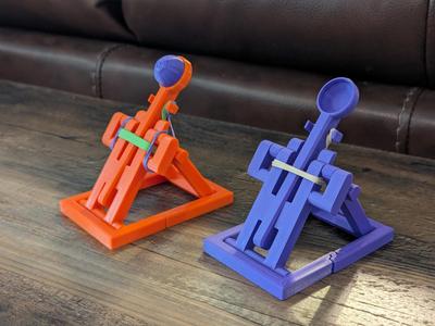 Print in Place Pop-up Catapult
