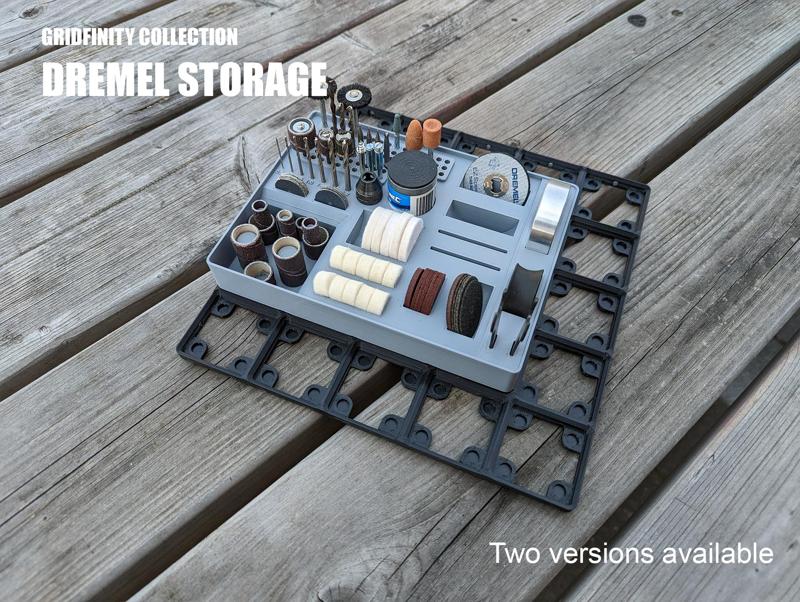 Gridfinity Collection - Dremel Bit Storage
