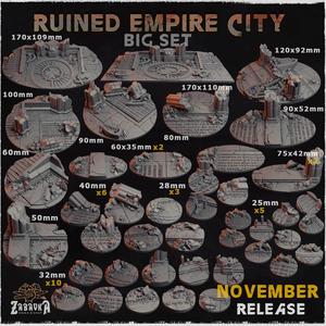 Ruined Empire City - Bases & Toppers (Big Set++)