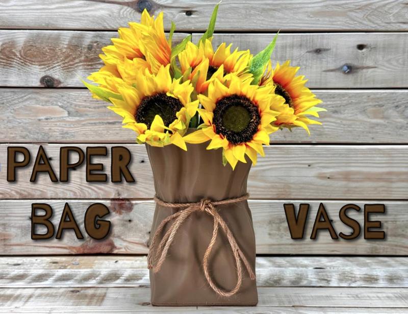 Paper Bag Vase