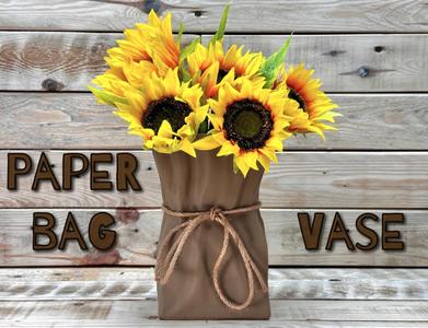 Paper Bag Vase