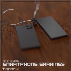 Miniature Smartphone Earrings