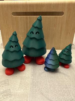 Cute Christmas tree with shoes