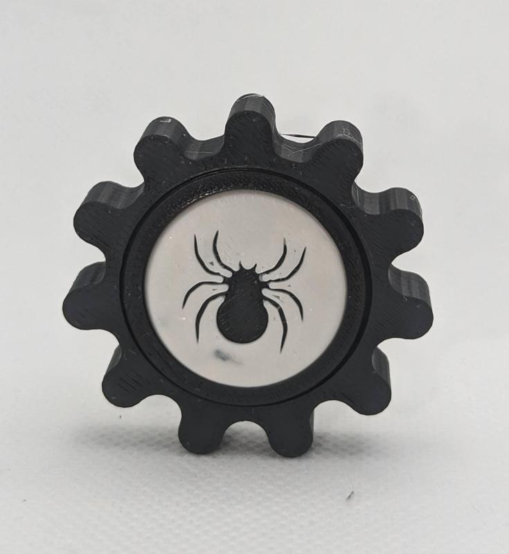 Gyroscope Gear Fidget - Halloween Spider
