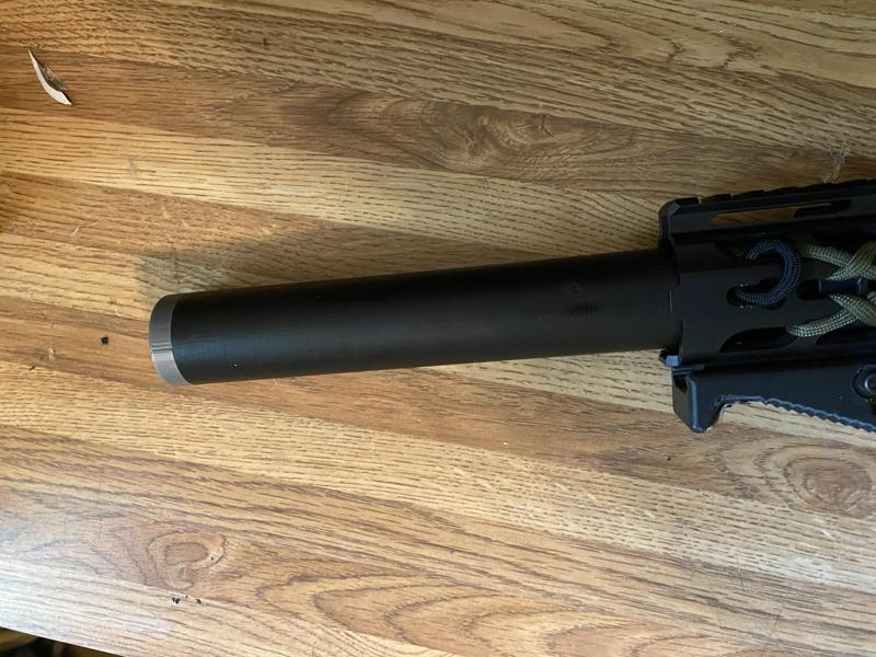 14CCW Airsoft Suppressor, W/ FOAM!