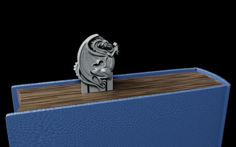 Bookmark Heraldic Dragon