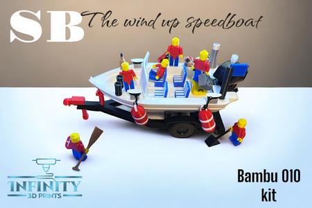 SB - BAMBU 010 KIT - THE WIND UP SPEEDBOAT 