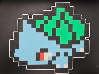 Pixel Bulbasaur light box