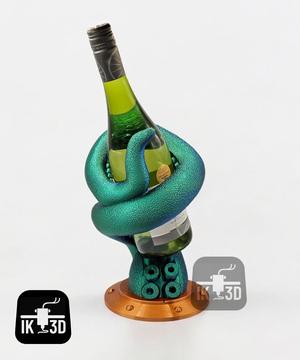 Octopus Tentacle Wine Bottle Holder / No Supports