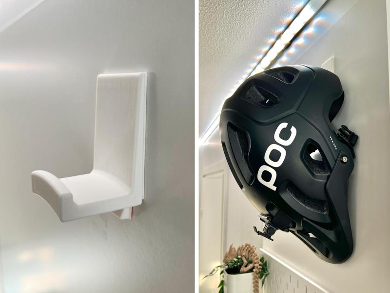 Bicycle Helmet Wall Mount Hook