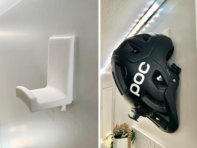 Bicycle Helmet Wall Mount Hook