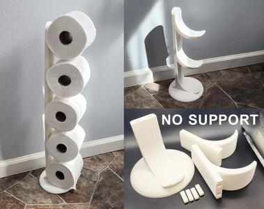 Toilet Paper Tower - Customizable - No Supports