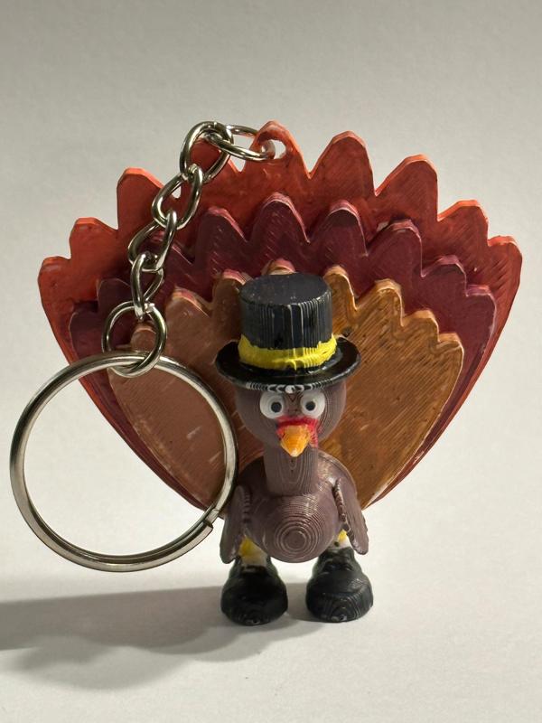 Turkey Keychain