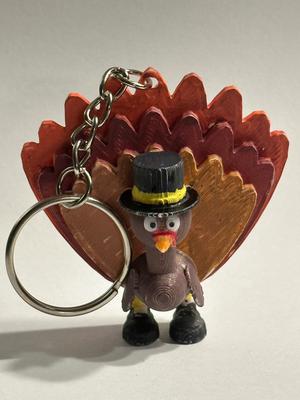 Turkey Keychain