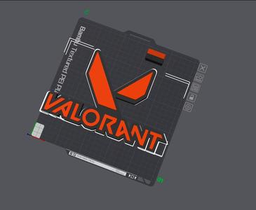 Valorant Desk Logo
