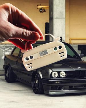 BMW E30 Front view keychain