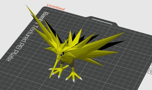 Multicolor Zapdos 4 colors Pokémon